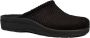 Blenzo Pantoffels Heren- 6802 Corduroy Muil Zwart - Thumbnail 1