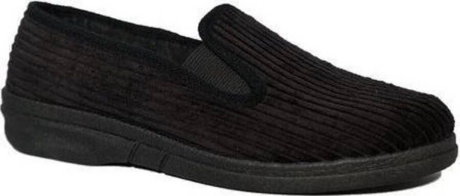 Merkloos Sans marque Blenzo Sloffen Heren Pantoffel Heren Corduroy zwart