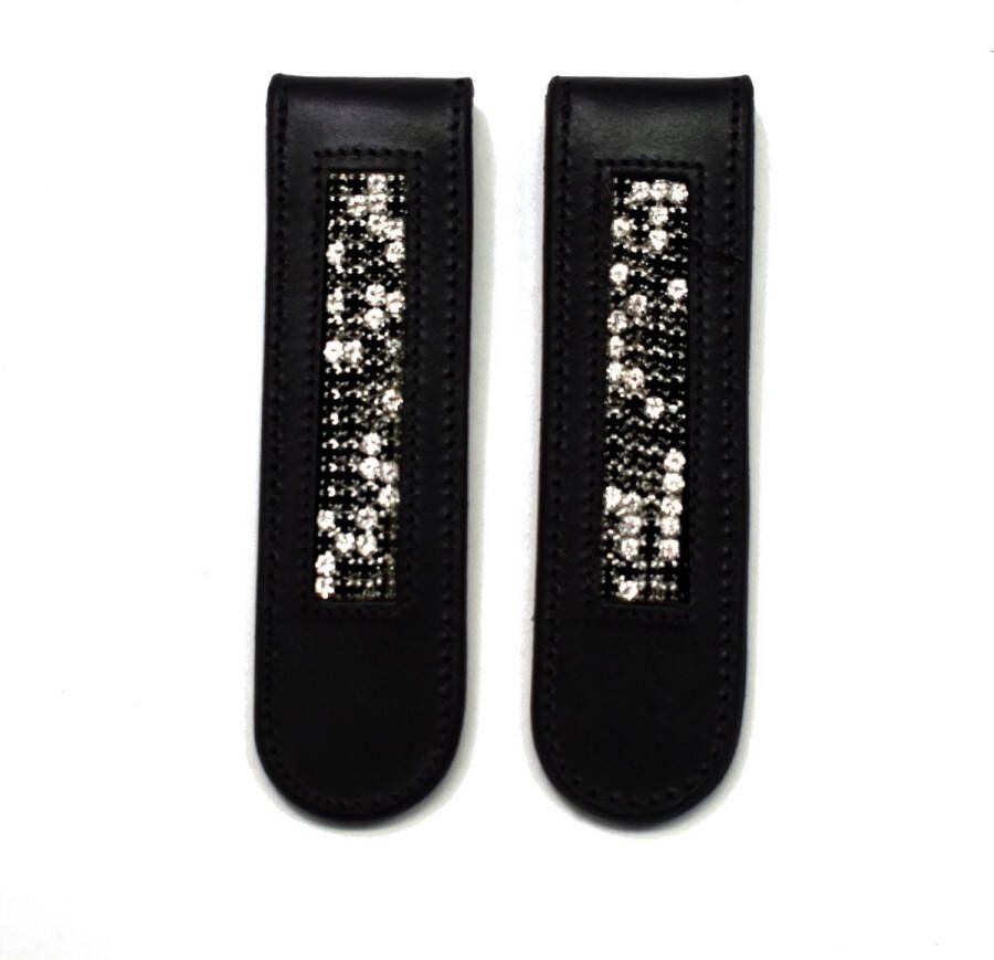 Bling Your Horse Boot Clips 50 Shades Black