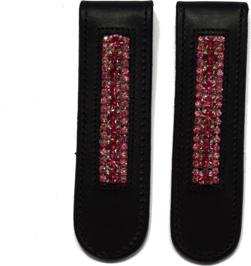 Bling Your Horse Boot clips Pink