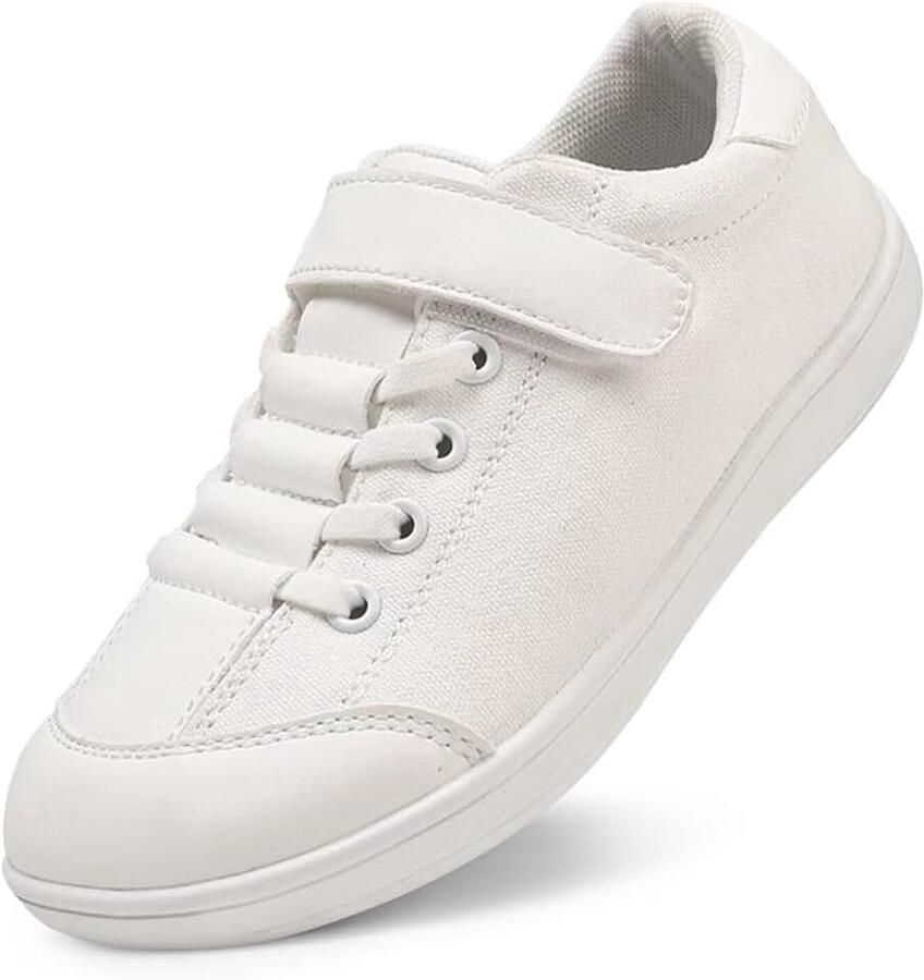 Blotevoetenschoenen voor kinderen uniseks blotevoetenschoenen voor en brede teenbox minimalistisch antislip wandelschoenen klittenbandsluiting trailschoenen