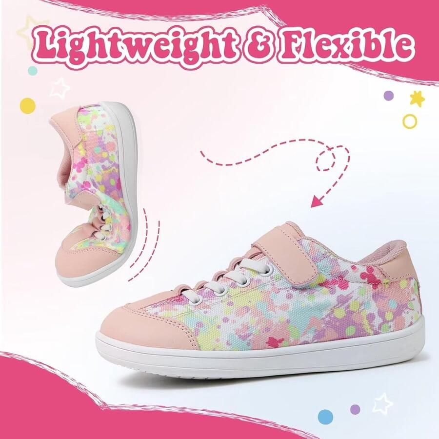 Blotevoetenschoenen voor kinderen uniseks blotevoetenschoenen voor en brede teenbox minimalistisch antislip wandelschoenen klittenbandsluiting trailschoenen