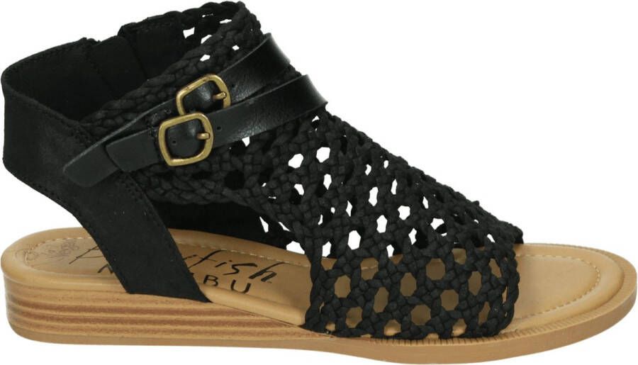 Blowfish BF10760 ANUELLA Volwassenen Platte sandalenDames Sandalen Zwart