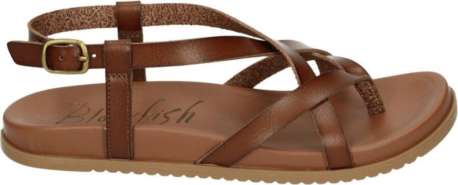 Blowfish BF10770~CAMDEN~~~~~~~~~~~~~~~~ Platte sandalen Cognac