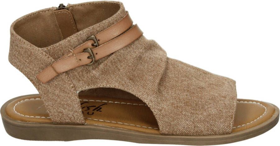 Blowfish J4353 DENVER Platte sandalenDames Sandalen Cognac