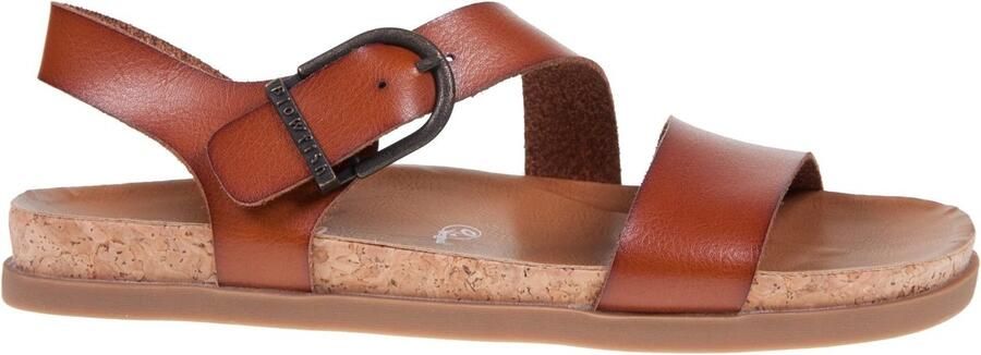 Blowfish Malibu Lance bruin vegan dames sandaal