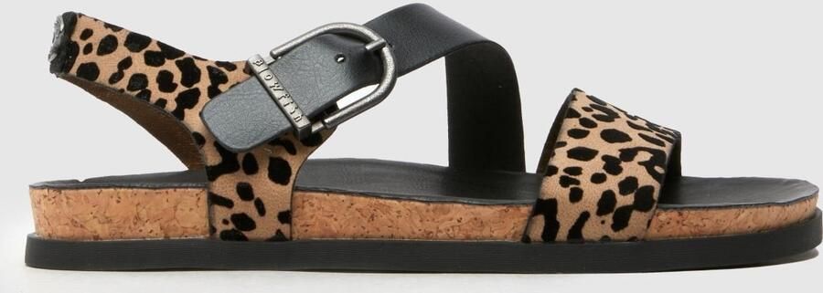 Blowfish Malibu Lance zwart leo vegan dames sandaal