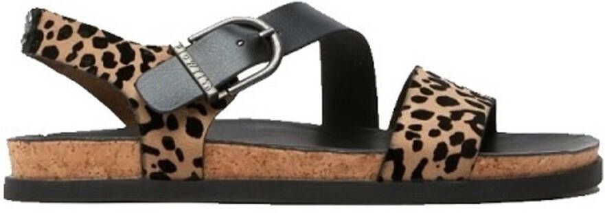 Blowfish Malibu Lance zwart leo vegan dames sandaal