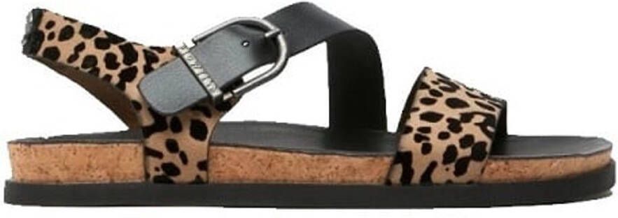 Blowfish Malibu Lance zwart leo vegan dames sandaal