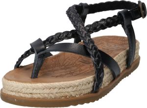Blowfish Malibu teenslipper foxtail Zwart