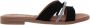 Blu sandals Dames Slipper Zwart Comfortabele Zomersandaal met Glanzend Detail - Thumbnail 3