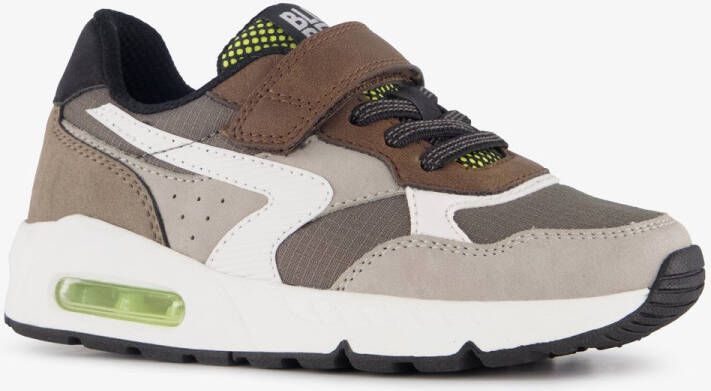 BLUE BOX Blue Bos jongens sneakers met airzool bruin groen