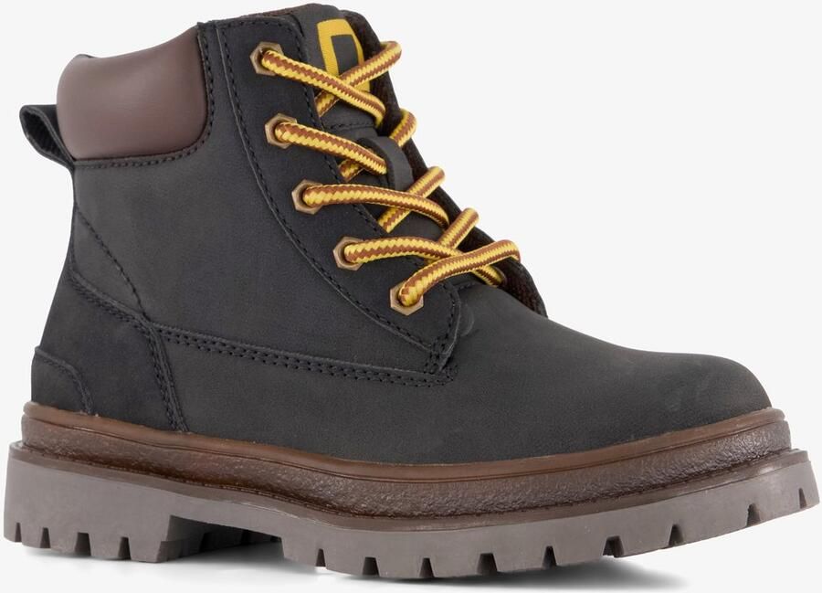 BLUE BOX Bleu Box jongens veterboots zwart