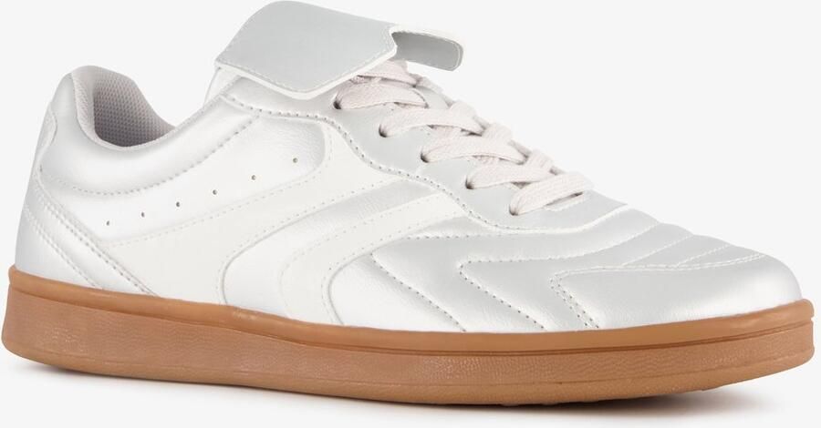 BLUE BOX Bluebox dames sneakers zilver wit Uitneembare zool