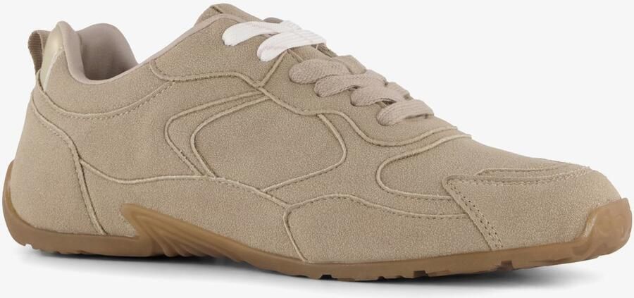 BLUE BOX dames sneakers beige Uitneembare zool
