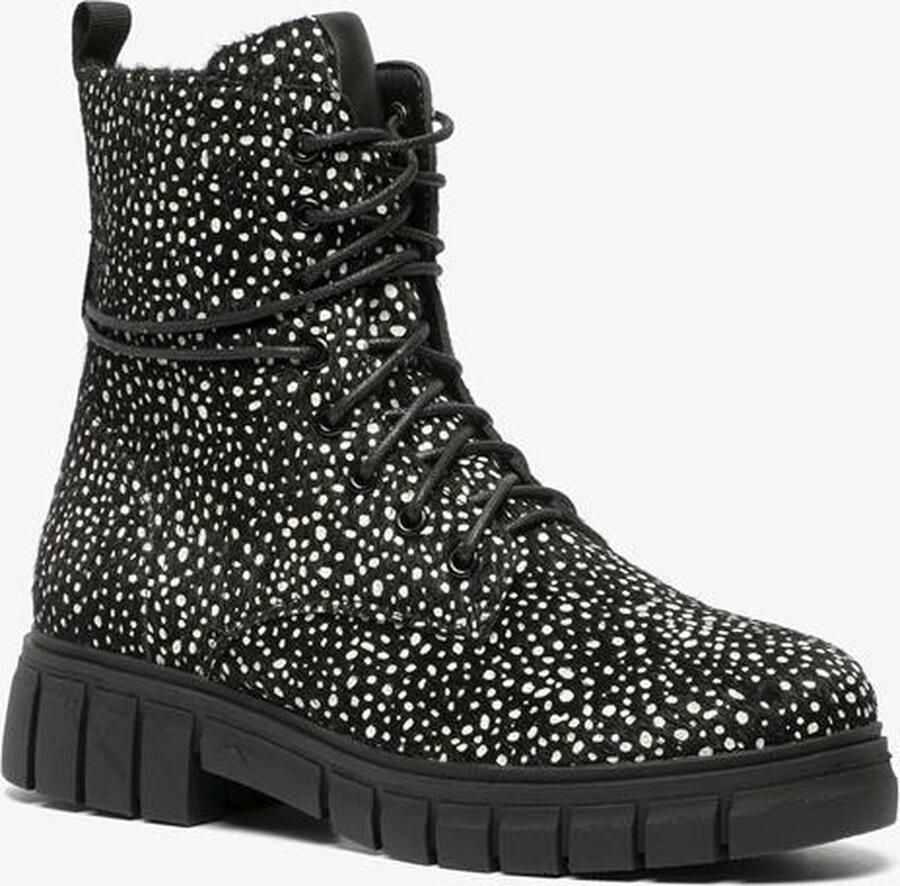 Scapino Blue Box veterboots zwart wit