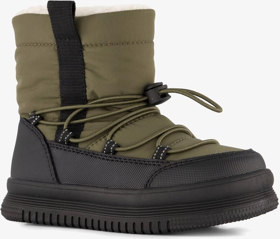 BLUE BOX gevoerde jongens boots groen zwart Uitneembare zool