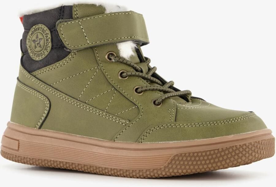 BLUE BOX gevoerde jongens veterboots groen - Foto 1
