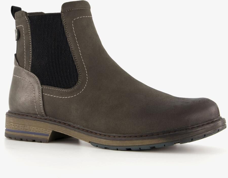 BLUE BOX heren Chelsea boots grijs