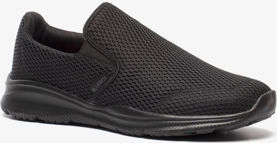 BLUE BOX heren instappers zwart Uitneembare zool