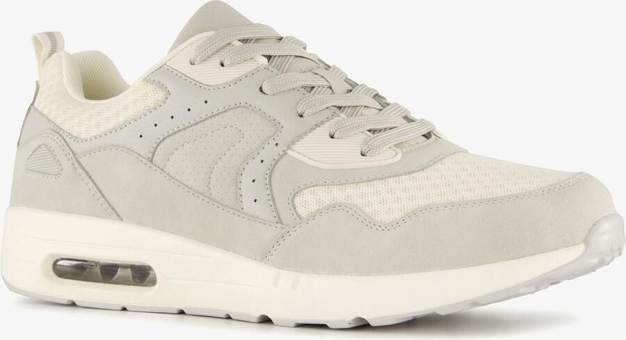 BLUE BOX heren sneakers airzool grijs Uitneembare zool