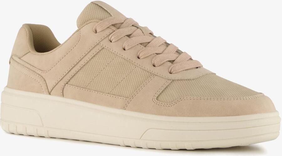 BLUE BOX heren sneakers beige Uitneembare zool