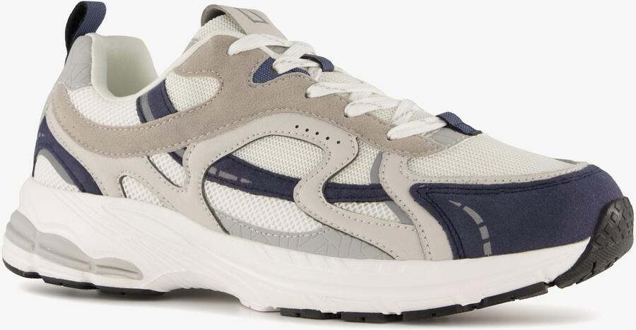 BLUE BOX heren sneakers blauw grijs Uitneembare zool
