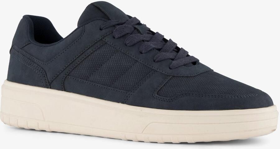 BLUE BOX heren sneakers donkerblauw Uitneembare zool