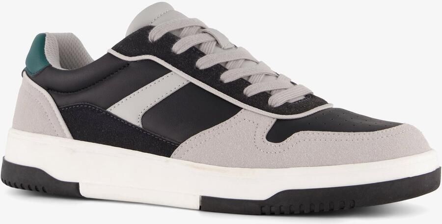 BLUE BOX heren sneakers grijs zwart Uitneembare zool