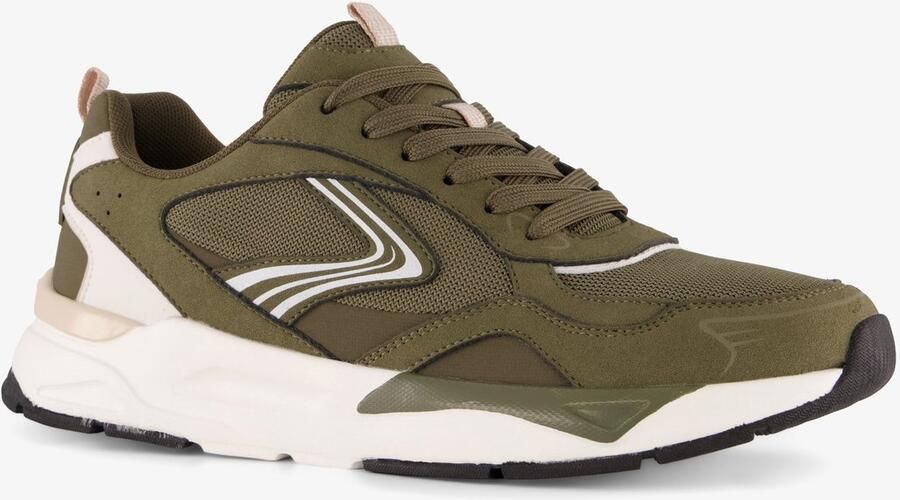 BLUE BOX heren sneakers groen Uitneembare zool