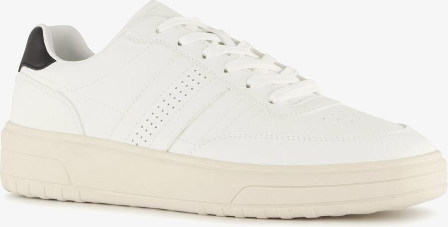 BLUE BOX heren sneakers wit Uitneembare zool