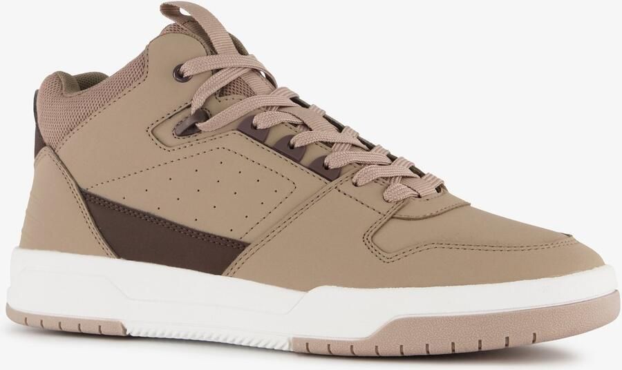 BLUE BOX hoge heren sneakers beige