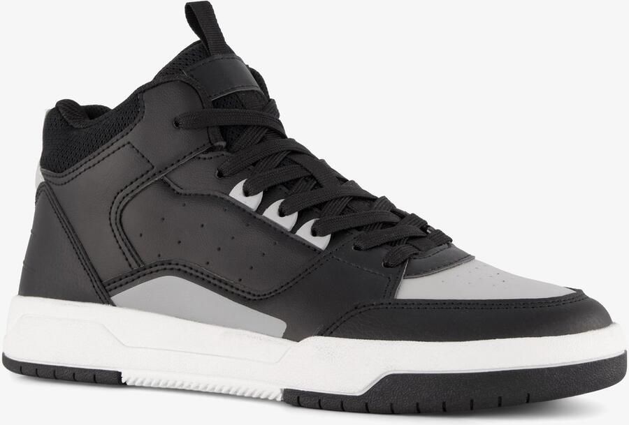 BLUE BOX hoge heren sneakers zwart