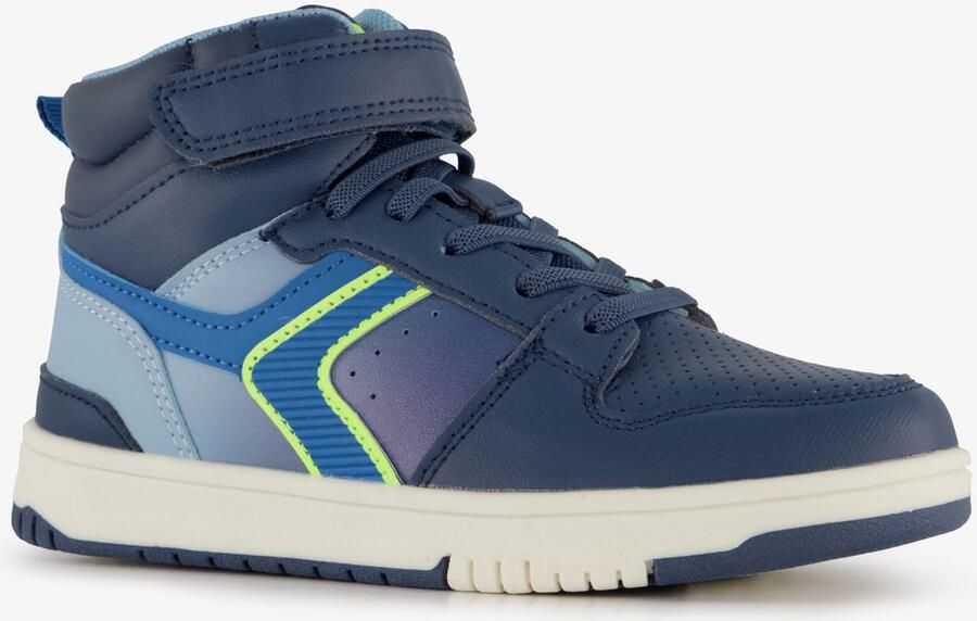 BLUE BOX hoge jongens sneakers blauw