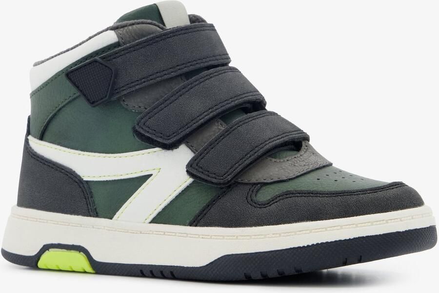 BLUE BOX hoge jongens sneakers grijs groen