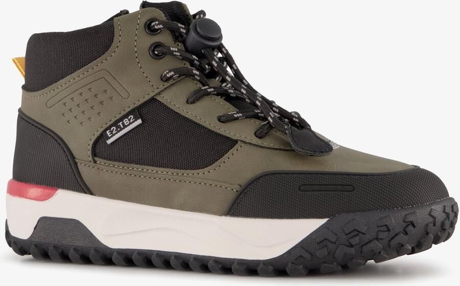 BLUE BOX hoge jongens sneakers groen zwart