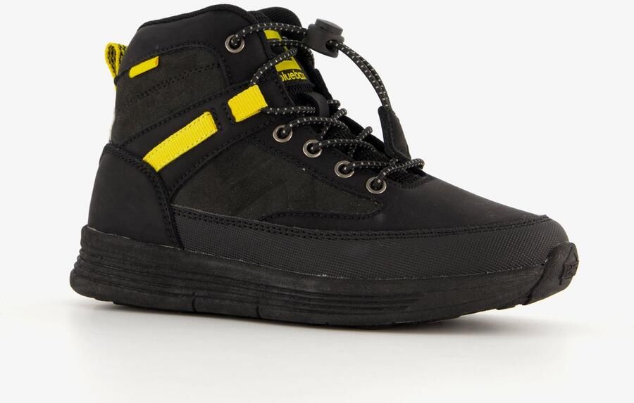 BLUE BOX hoge jongens sneakers zwart geel