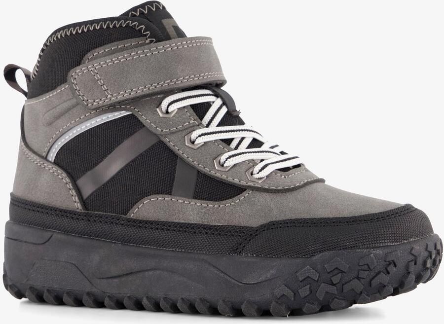 BLUE BOX hoge jongens sneakers zwart grijs