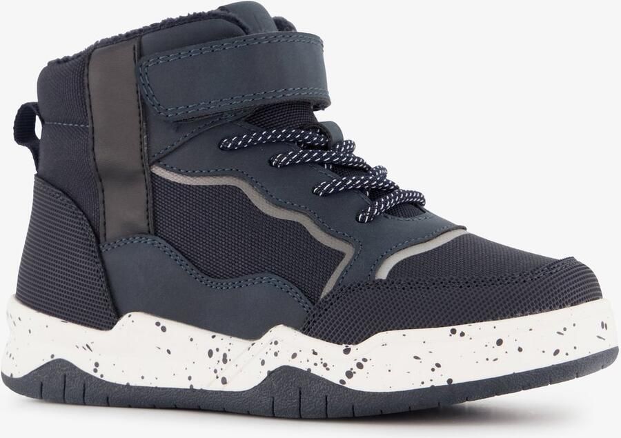 BLUE BOX hoge jongens sneakers zwart