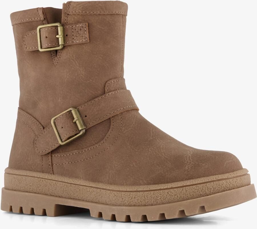 BLUE BOX jongens biker boots bruin