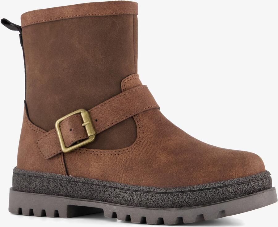 BLUE BOX jongens boots met gesp bruin Uitneembare zool