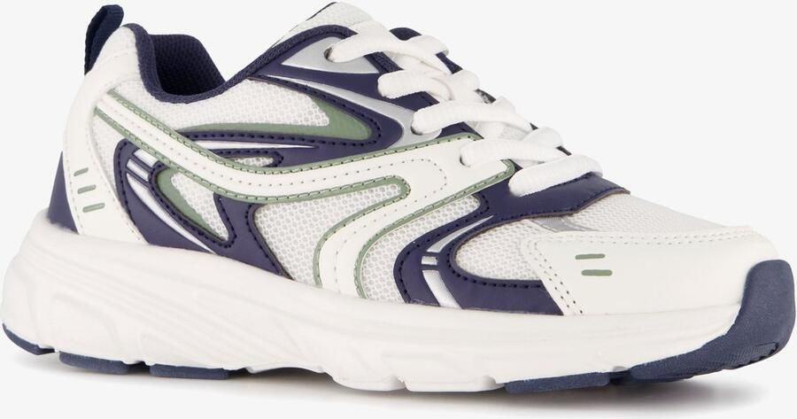 BLUE BOX jongens dad sneakers wit blauw