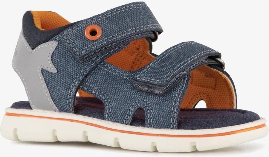 BLUE BOX jongens sandalen met haai blauw