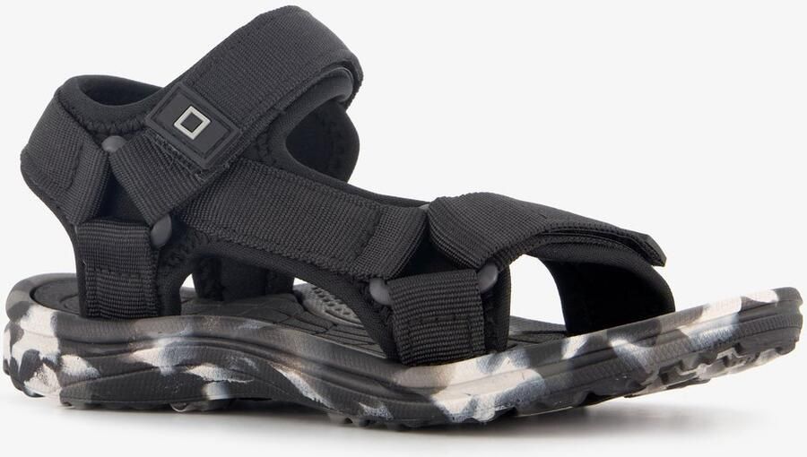 BLUE BOX jongens sandalen zwart met camouflage
