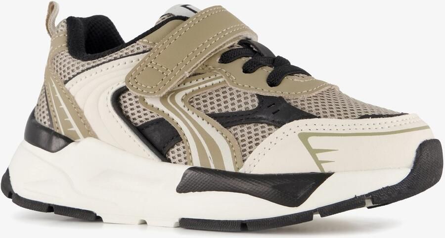 BLUE BOX jongens sneakers beige zwart