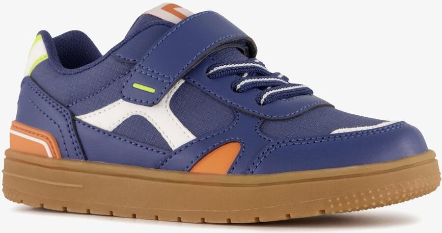 BLUE BOX jongens sneakers blauw oranje