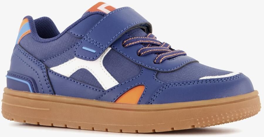 BLUE BOX jongens sneakers blauw oranje