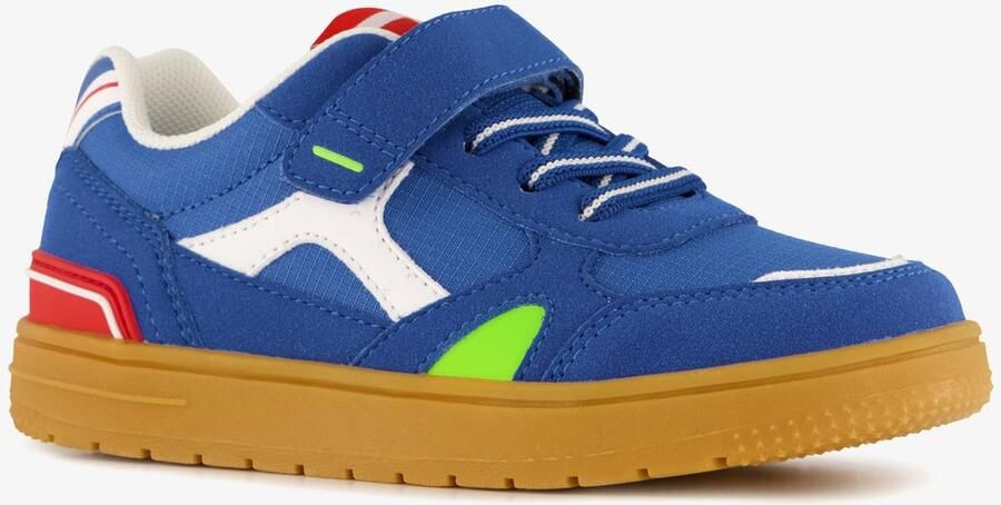 BLUE BOX jongens sneakers blauw rood