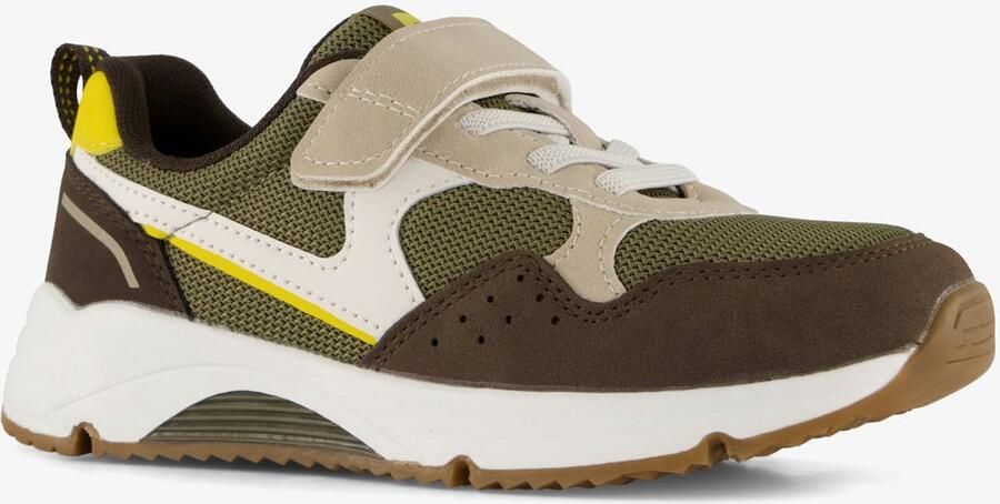 BLUE BOX jongens sneakers bruin groen