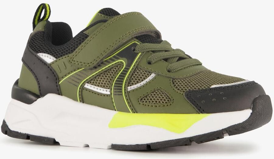 BLUE BOX jongens sneakers donkergroen